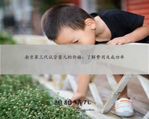 南京第三代试管婴儿的价格：了解费用及成功率